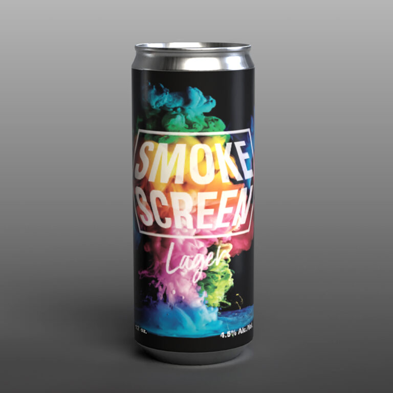 12oz Sleek Smoke Screen can mockup