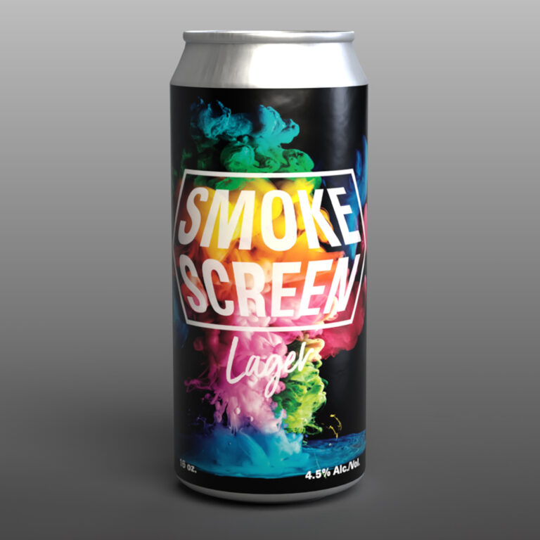 16oz Smoke Screen can mockup